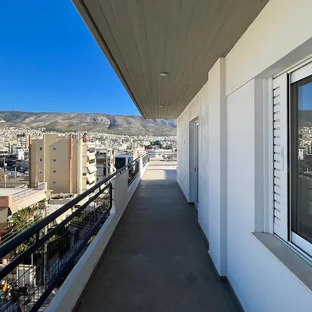 Panoramic Cityscape Maisonette In Agios Dimitrios Athen Exterior foto